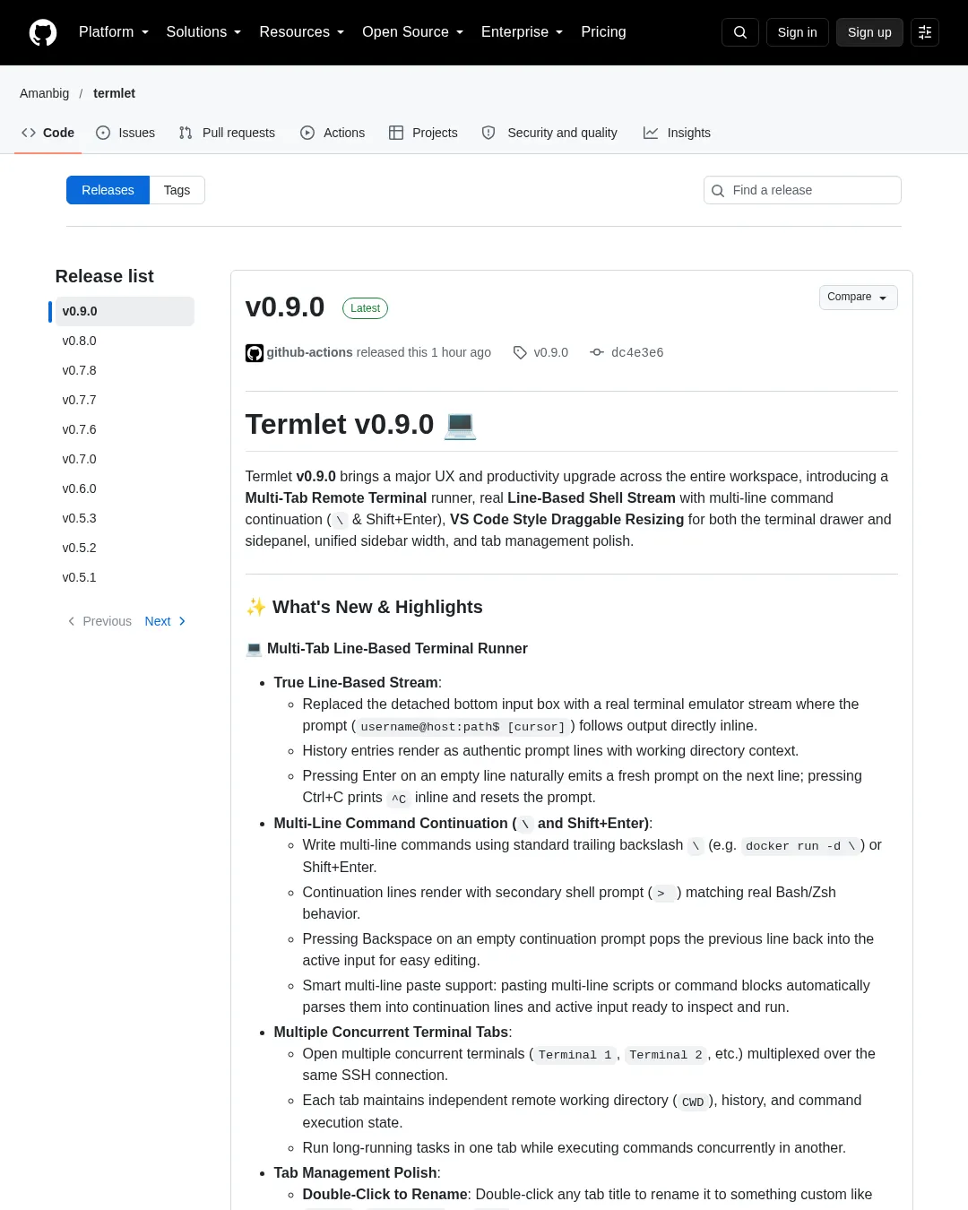원문 캡처 · github.com