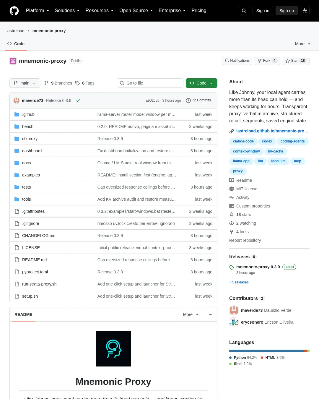 원문 캡처 · github.com