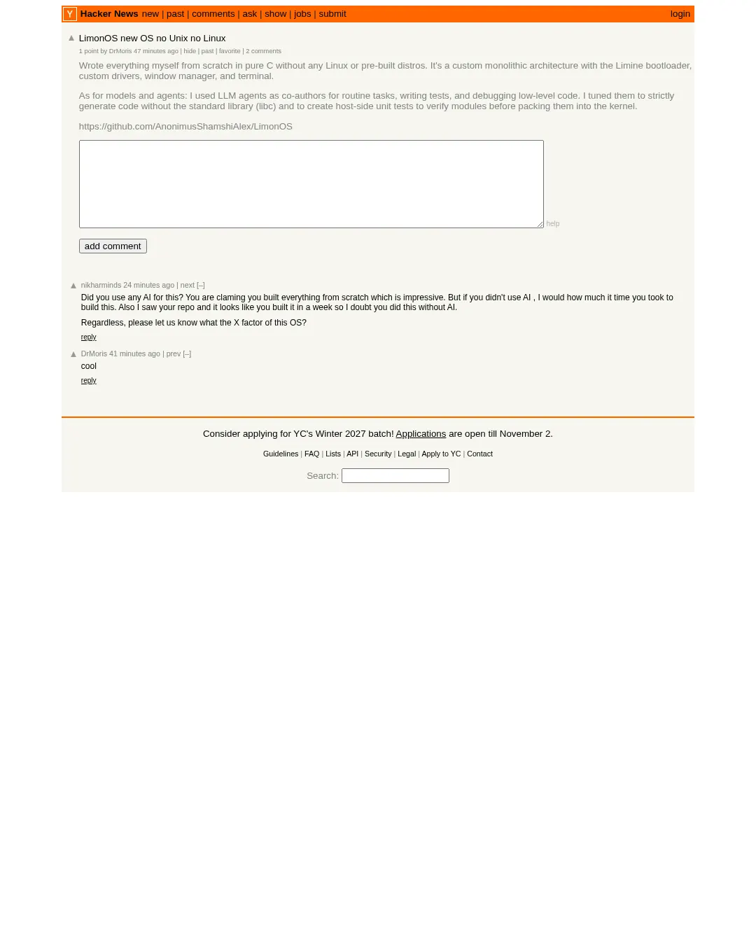 원문 캡처 · news.ycombinator.com