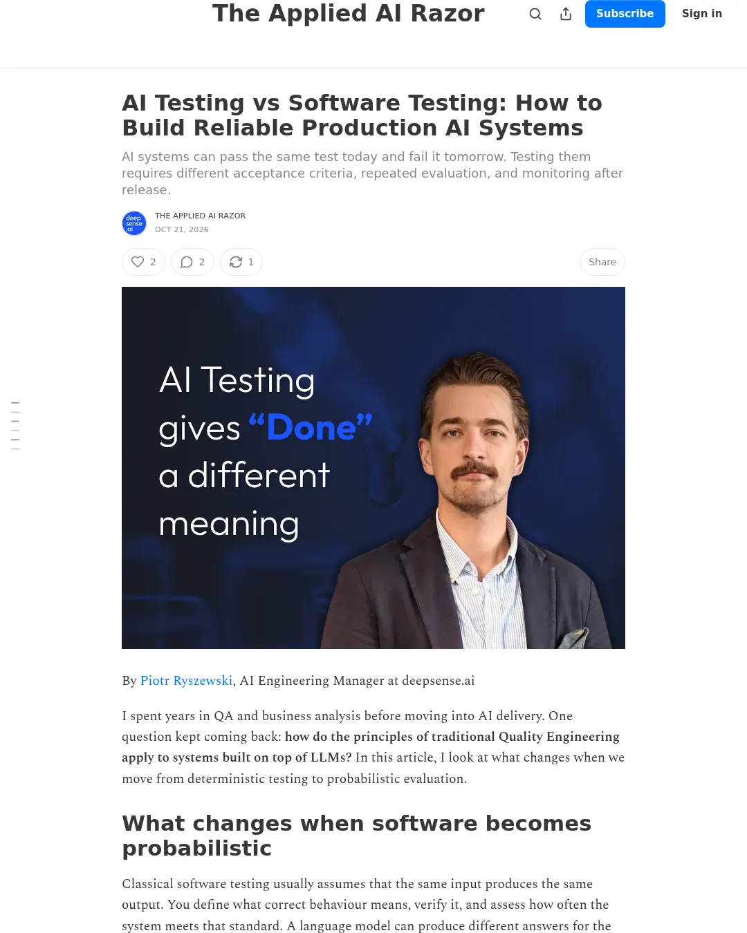 원문 캡처 · deepsenseai.substack.com