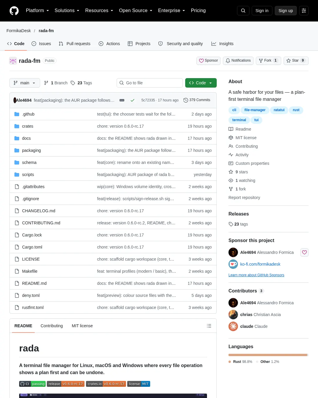 원문 캡처 · github.com