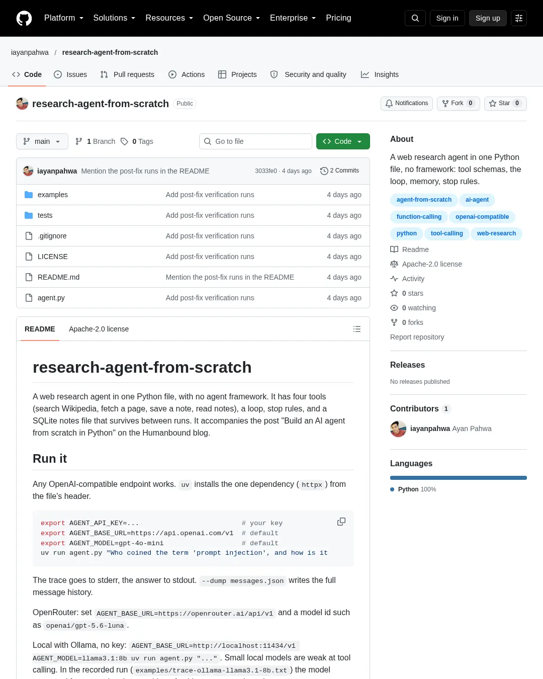 원문 캡처 · github.com