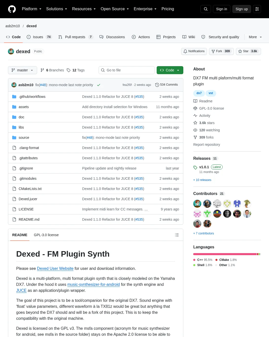 원문 캡처 · github.com