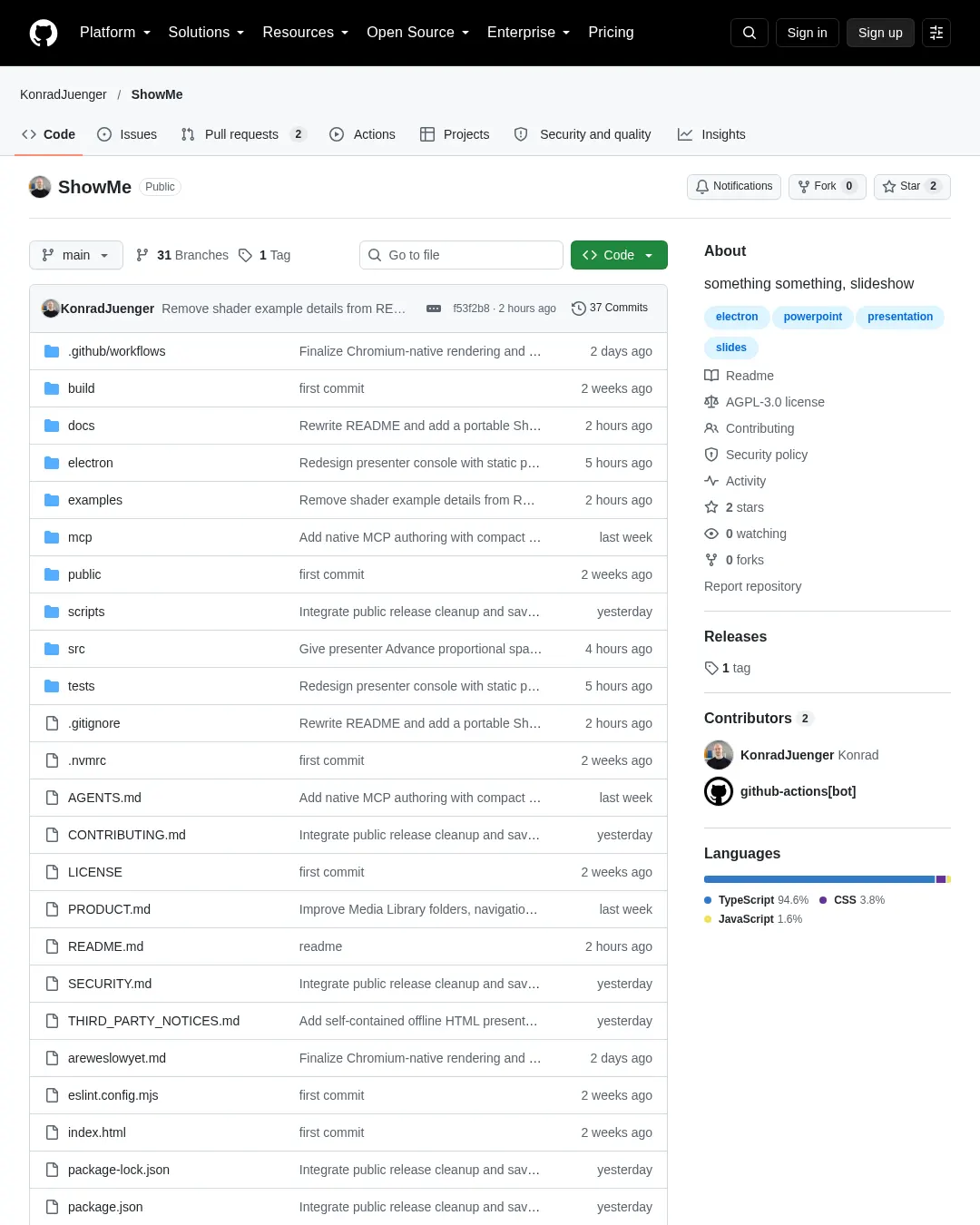 원문 캡처 · github.com