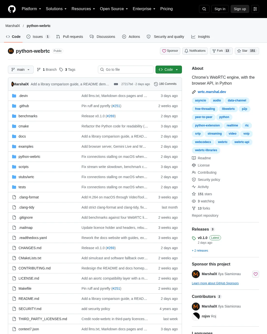 원문 캡처 · github.com