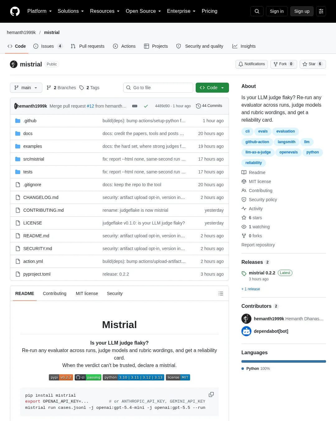 원문 캡처 · github.com