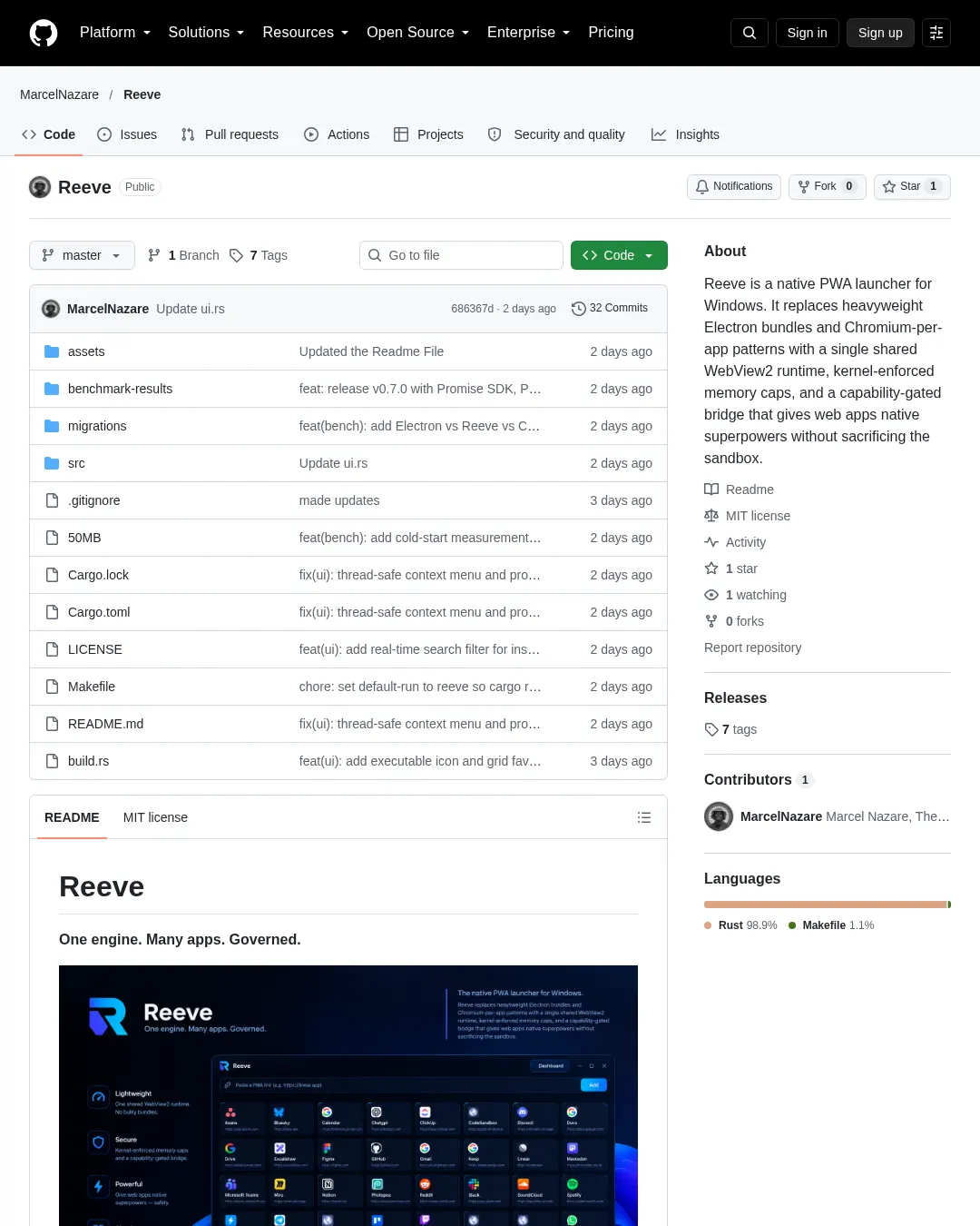 원문 캡처 · github.com