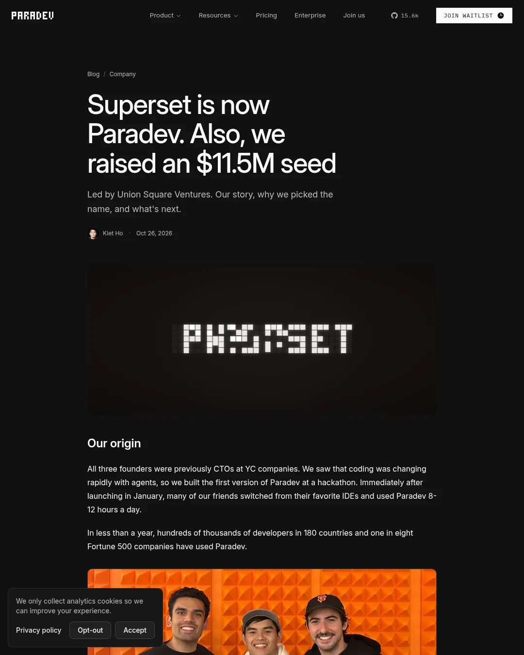 원문 캡처 · paradev.com