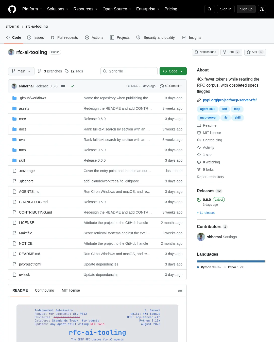 원문 캡처 · github.com