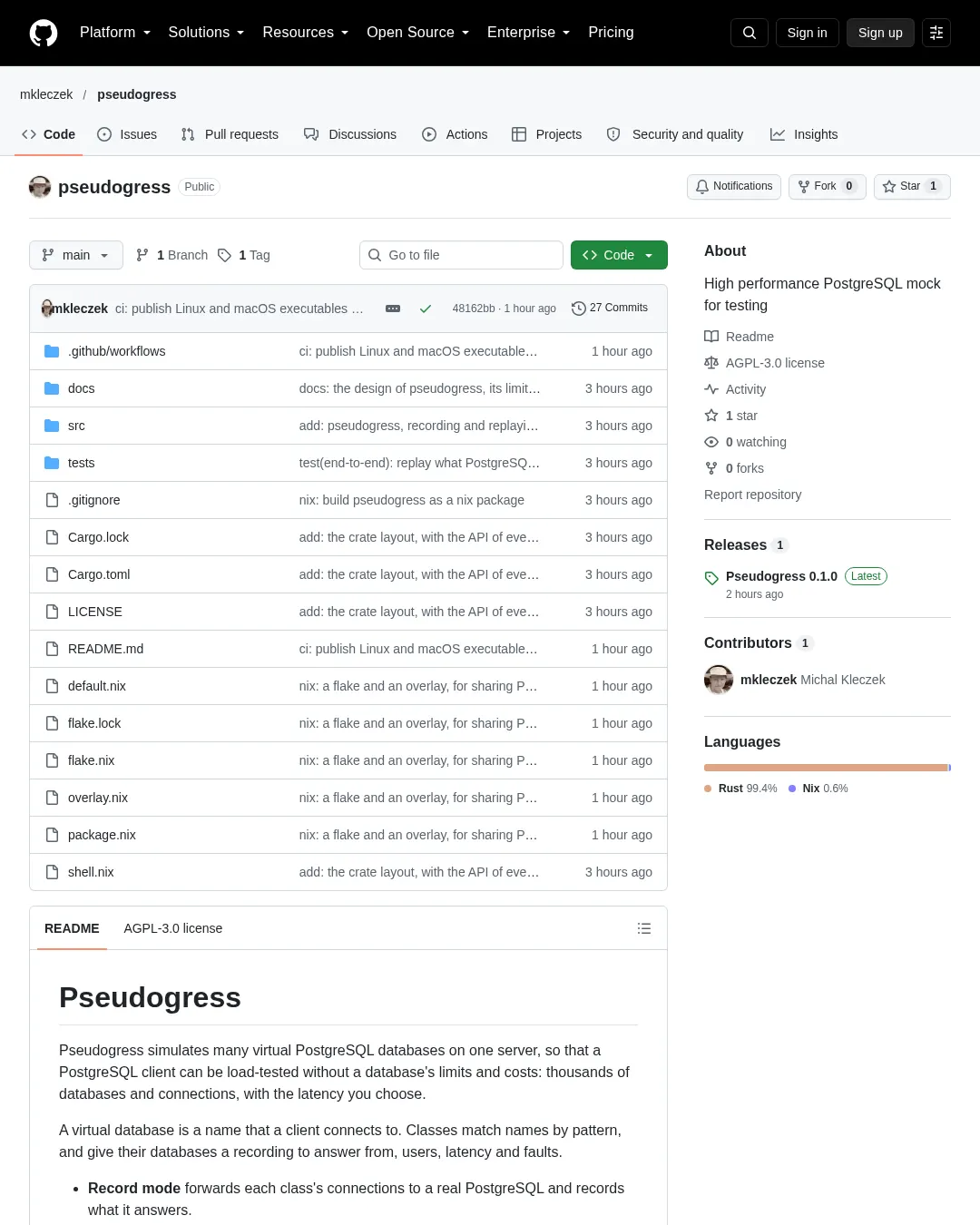 원문 캡처 · github.com
