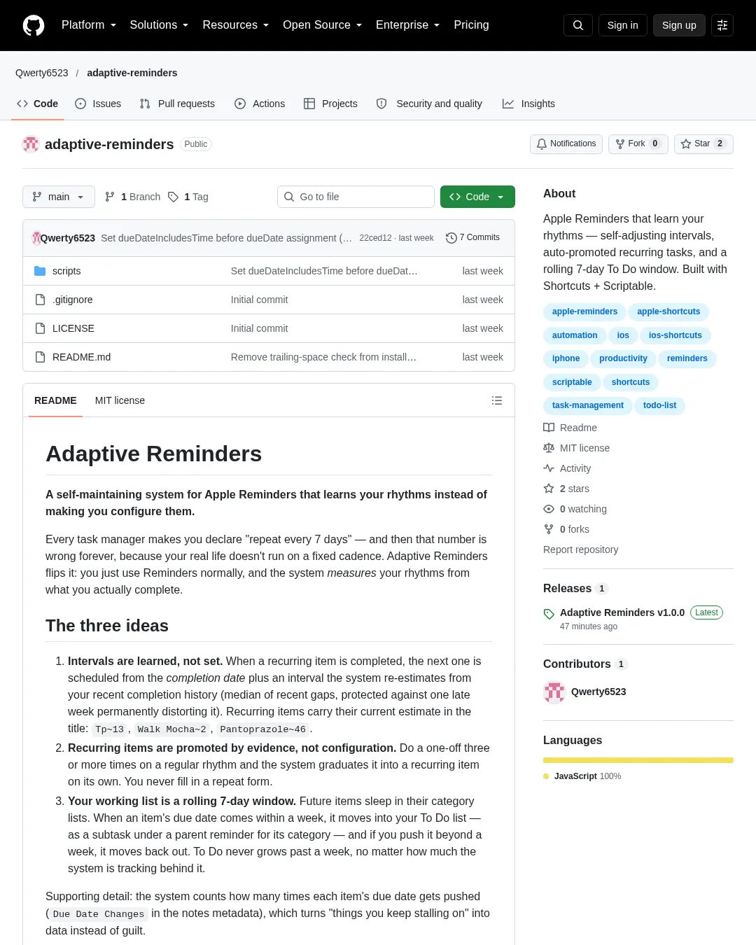원문 캡처 · github.com