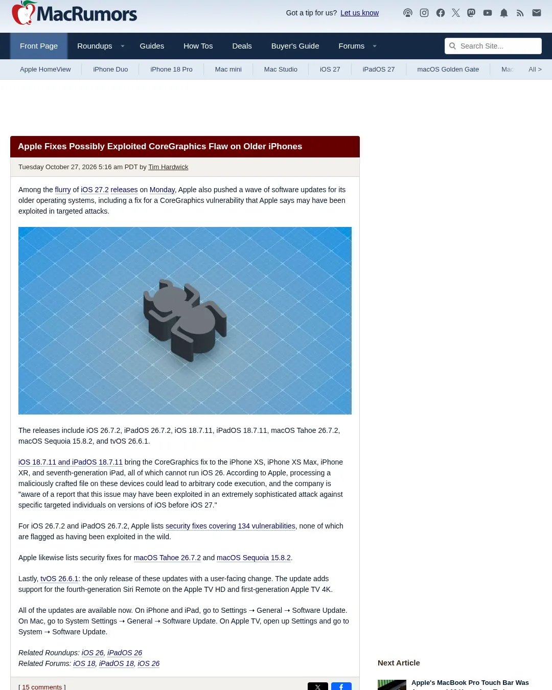 원문 캡처 · macrumors.com
