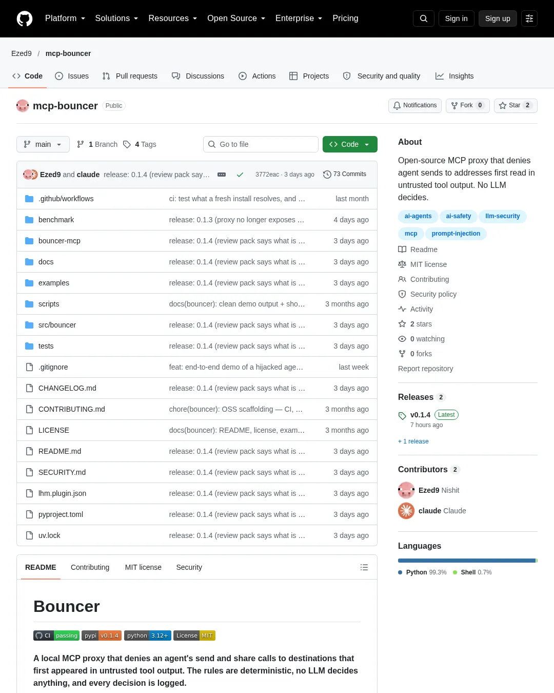 원문 캡처 · github.com