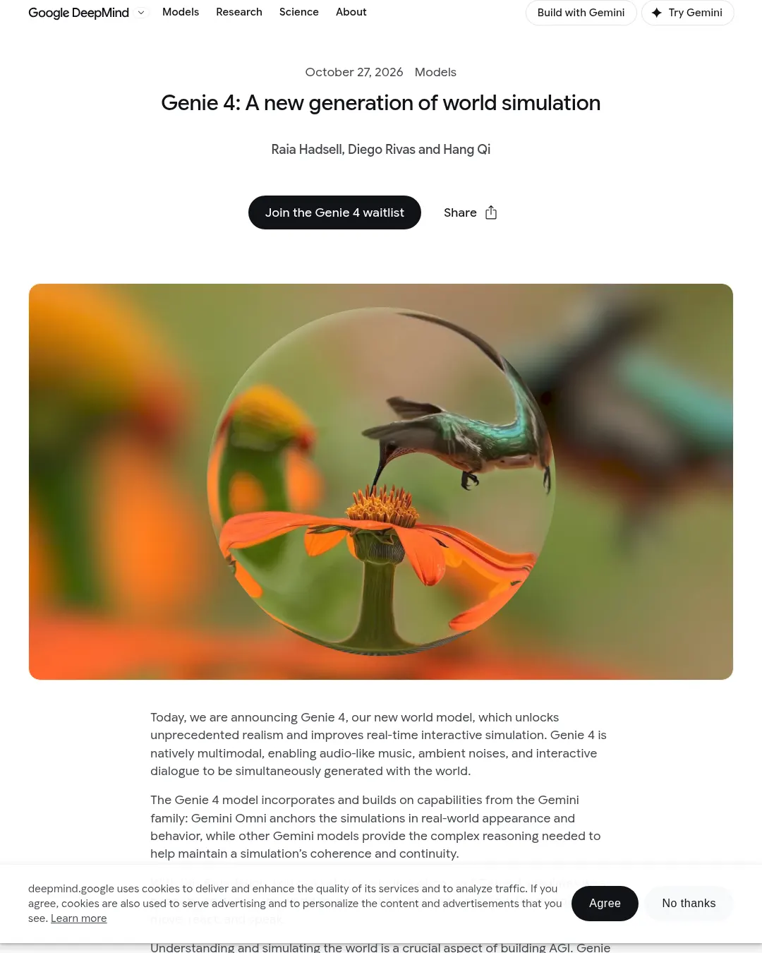 원문 캡처 · deepmind.google