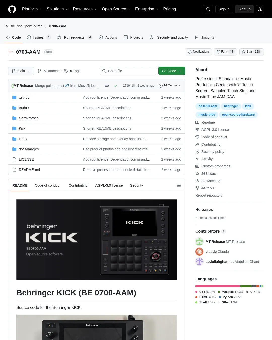 원문 캡처 · github.com