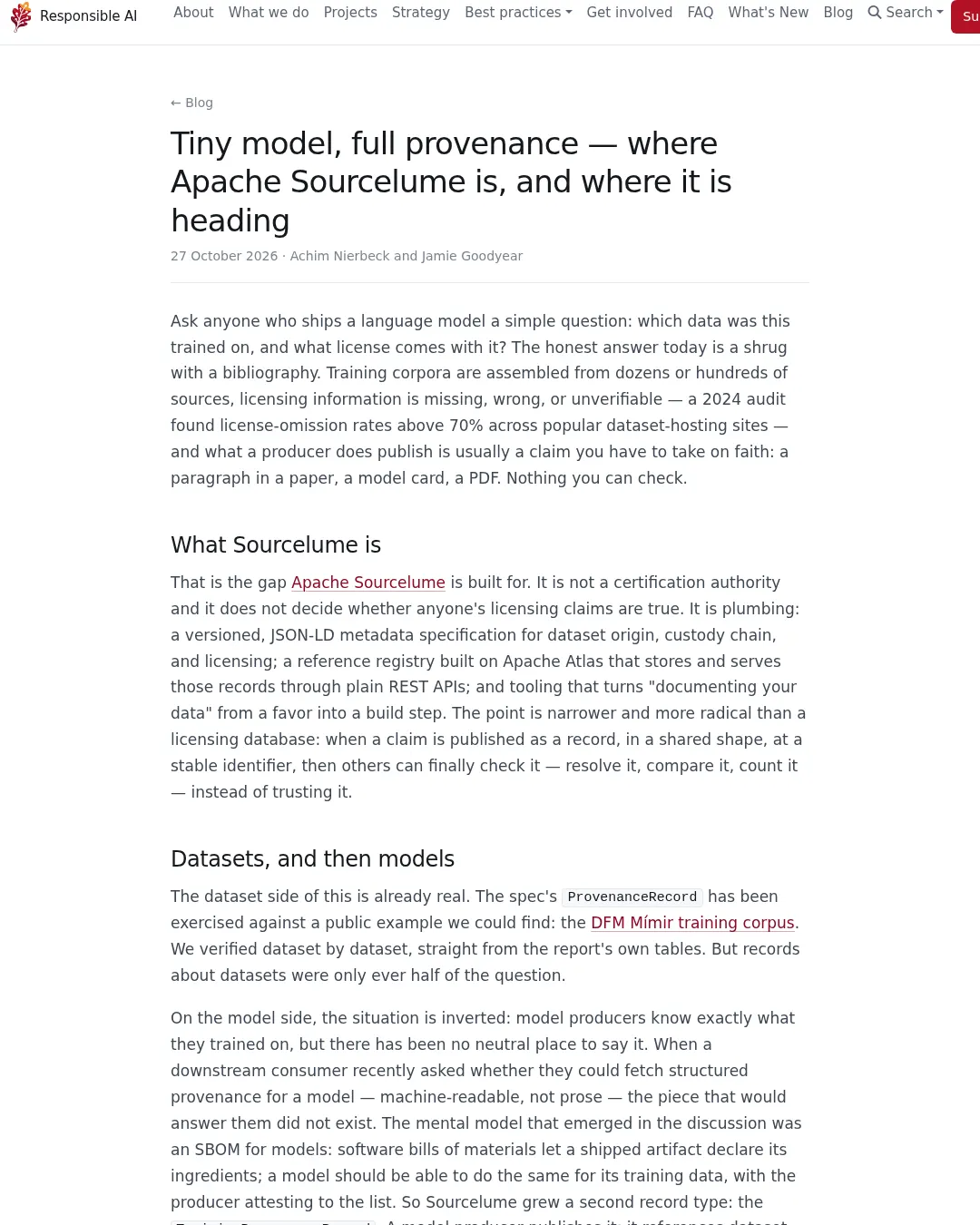 원문 캡처 · rai.apache.org
