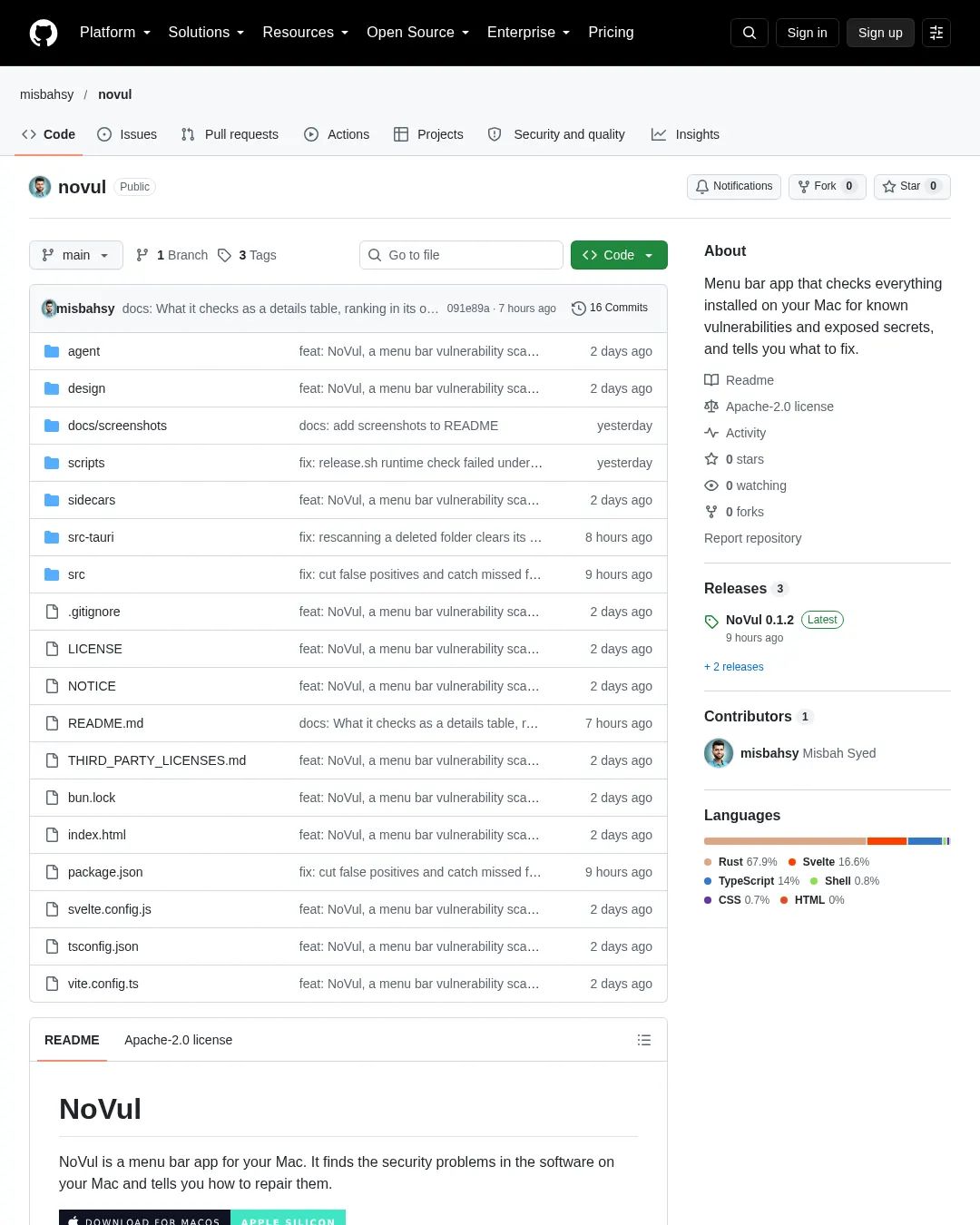 원문 캡처 · github.com