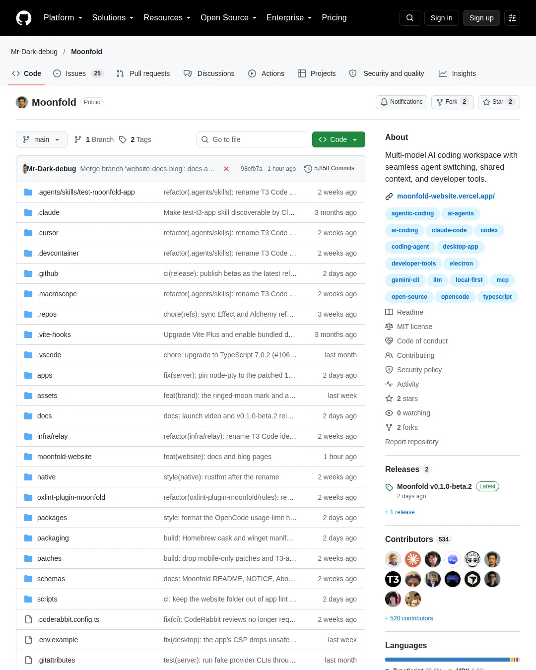 원문 캡처 · github.com