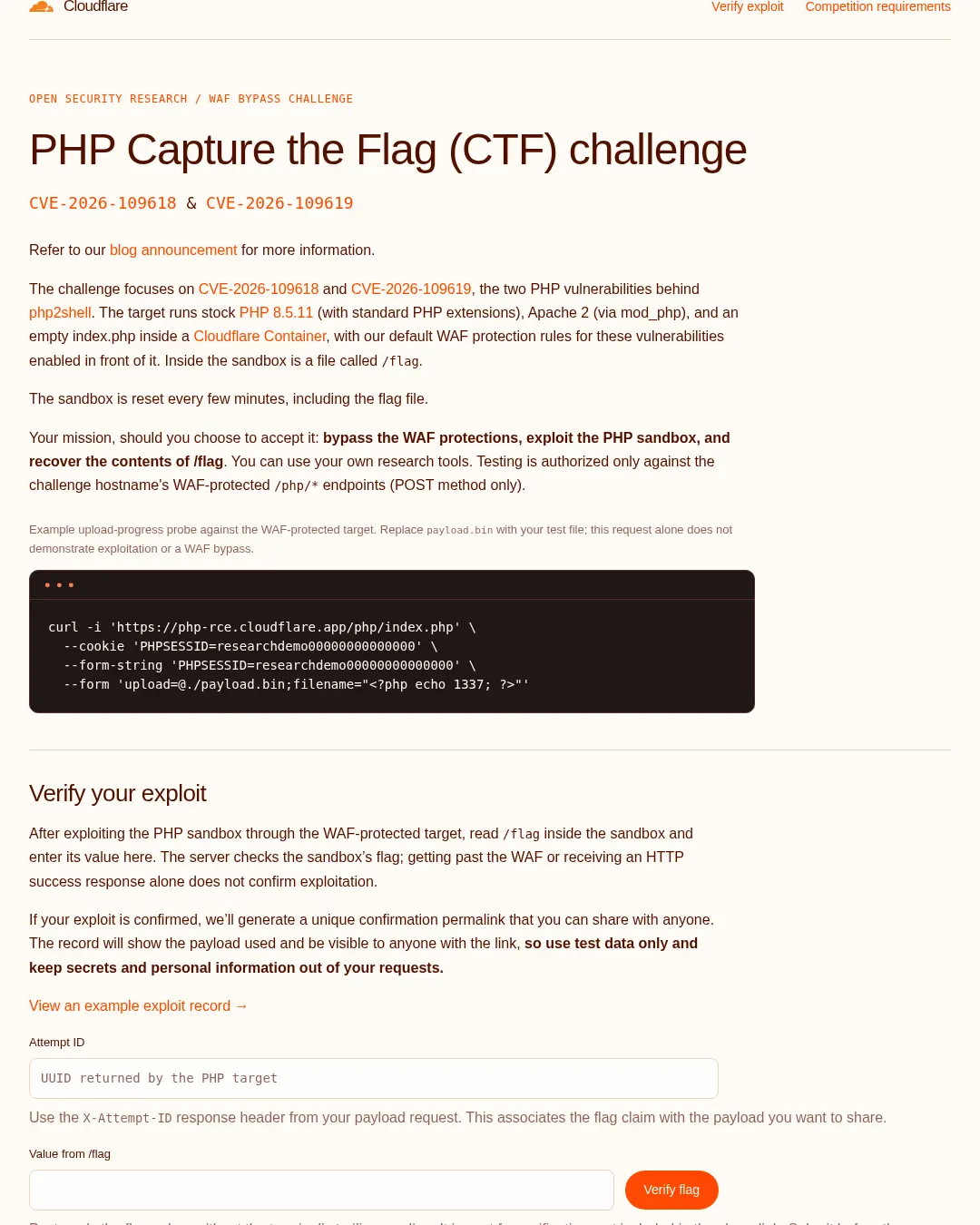 원문 캡처 · php-rce.cloudflare.app