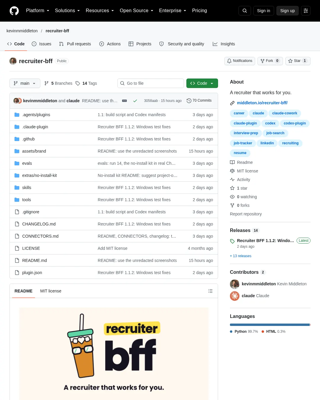 원문 캡처 · github.com