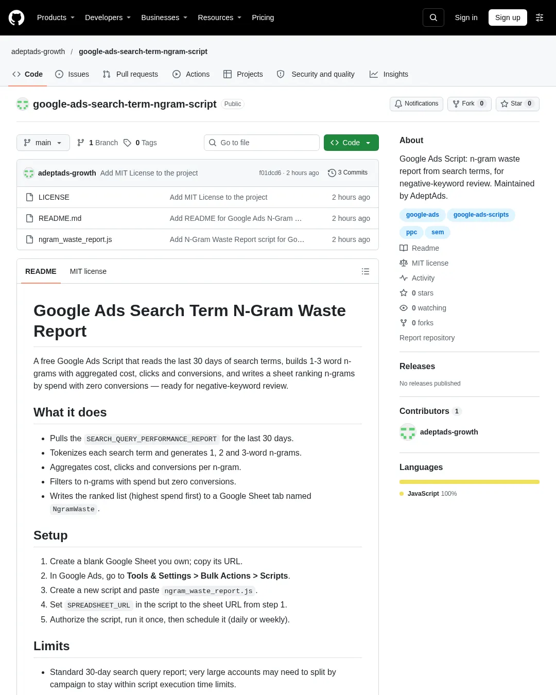 원문 캡처 · github.com