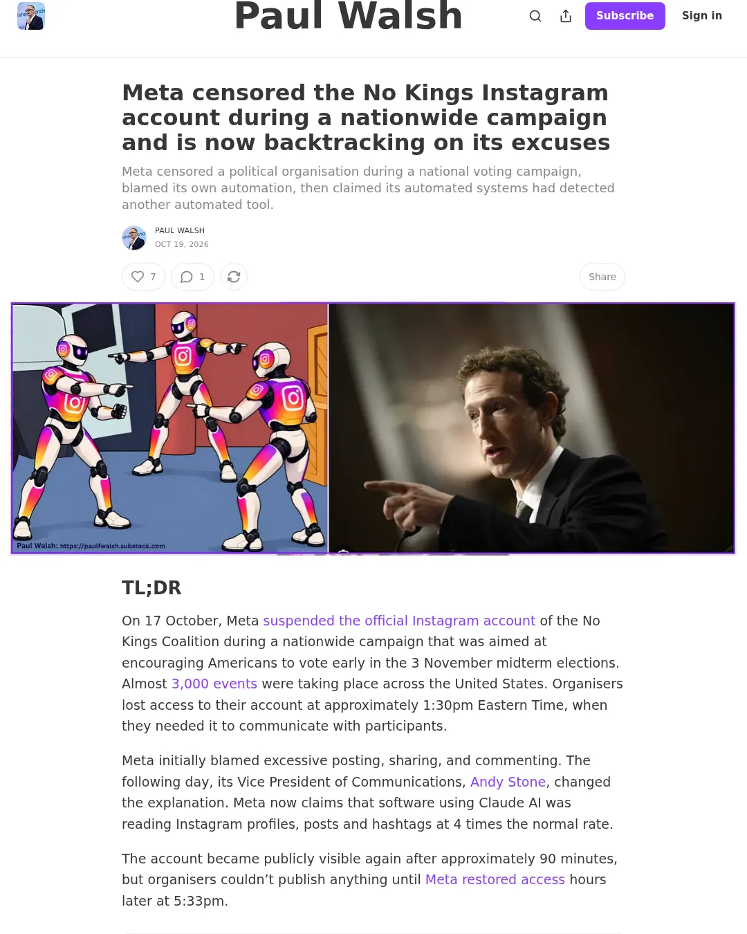 원문 캡처 · paulfwalsh.substack.com
