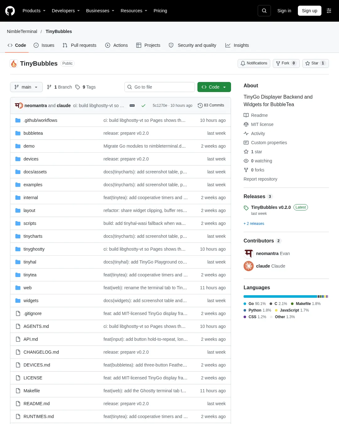 원문 캡처 · github.com