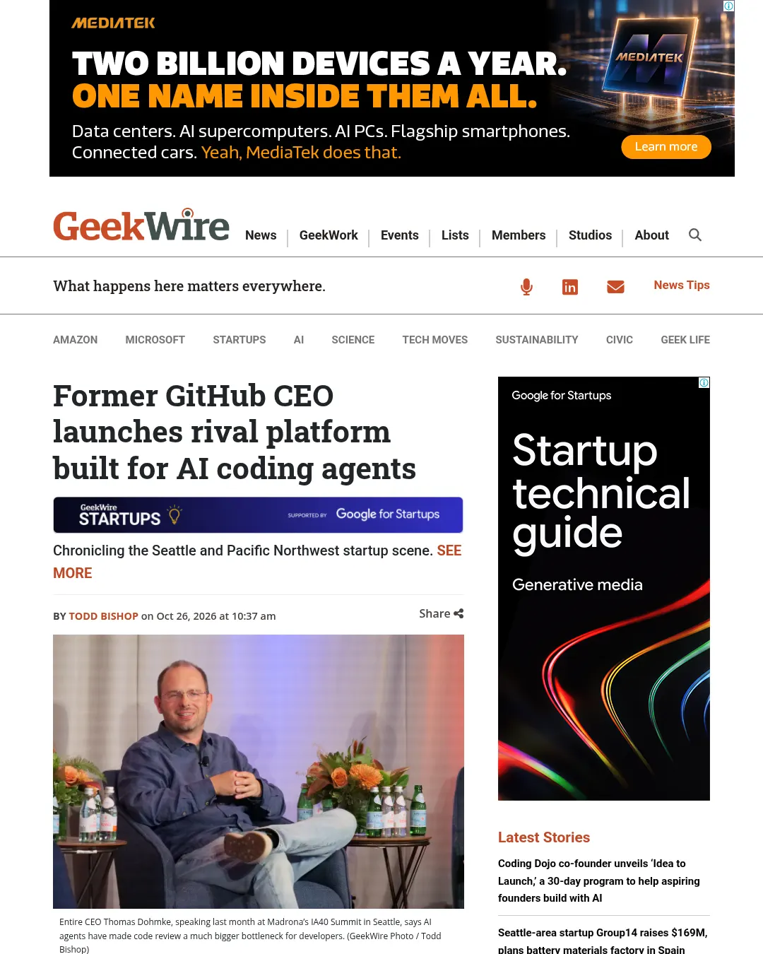 원문 캡처 · geekwire.com
