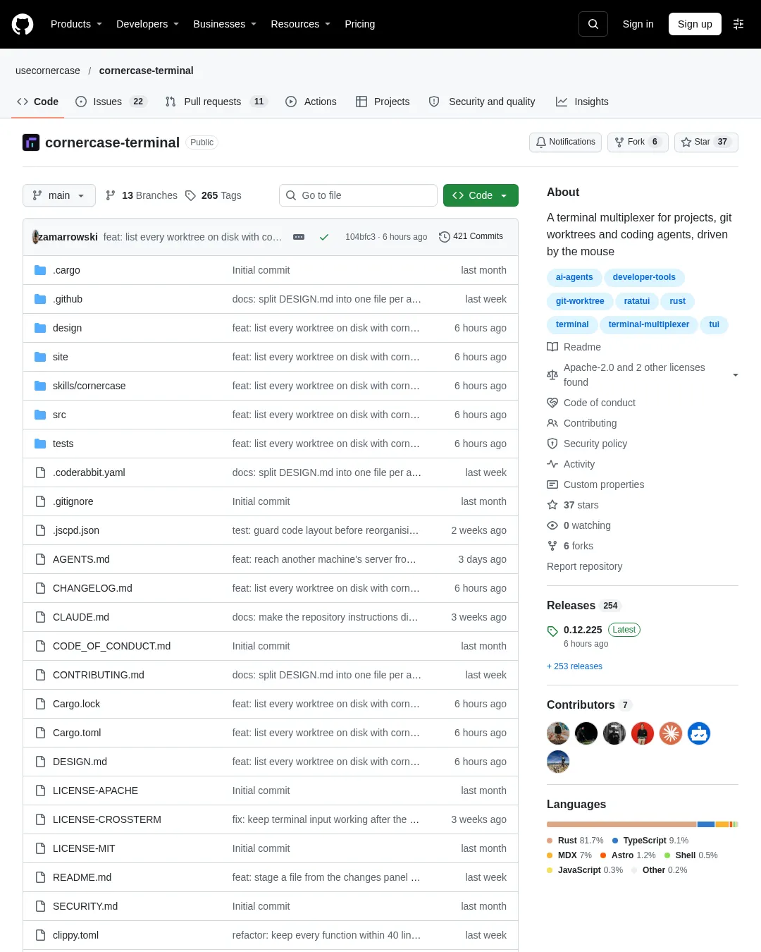 원문 캡처 · github.com