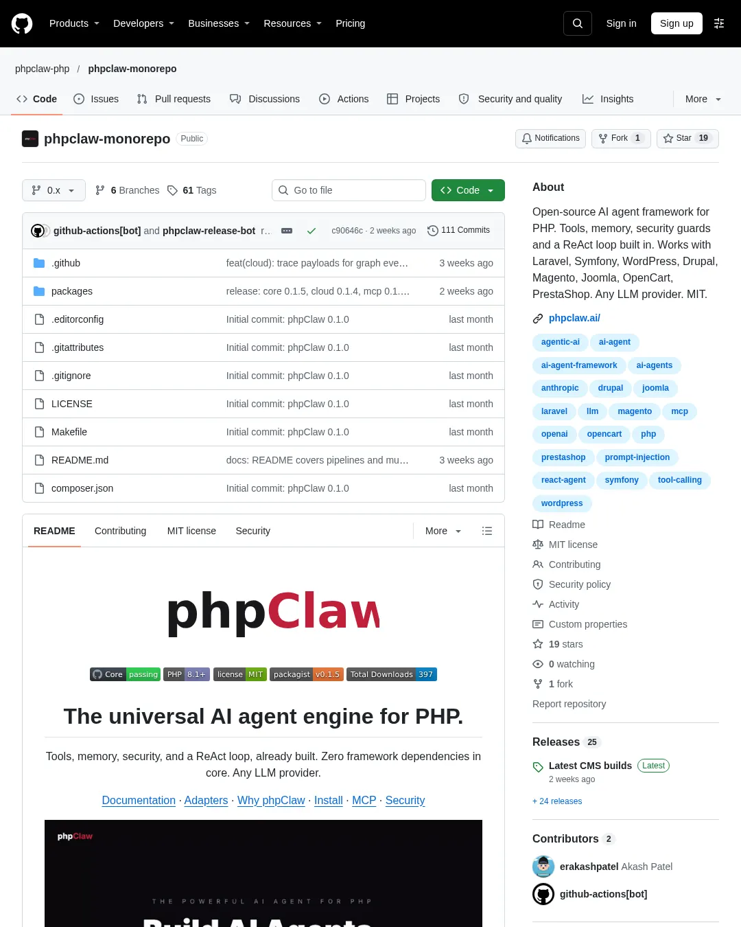 원문 캡처 · github.com