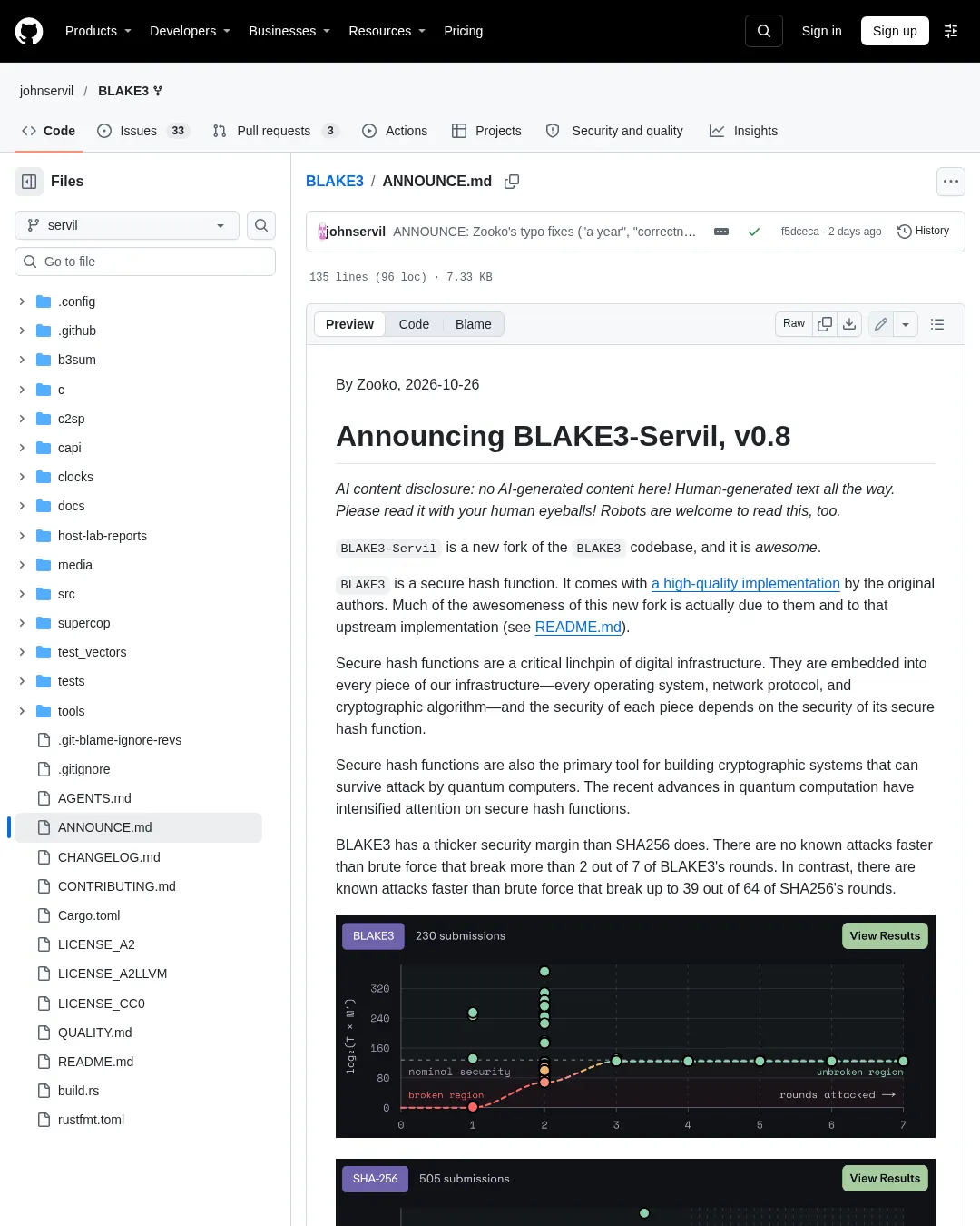 원문 캡처 · github.com