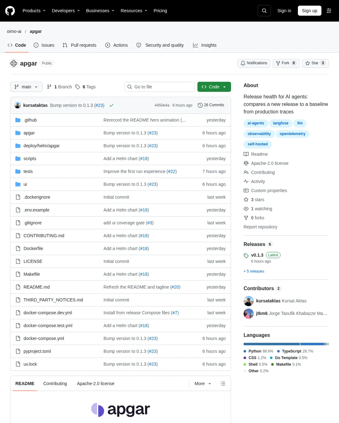 원문 캡처 · github.com