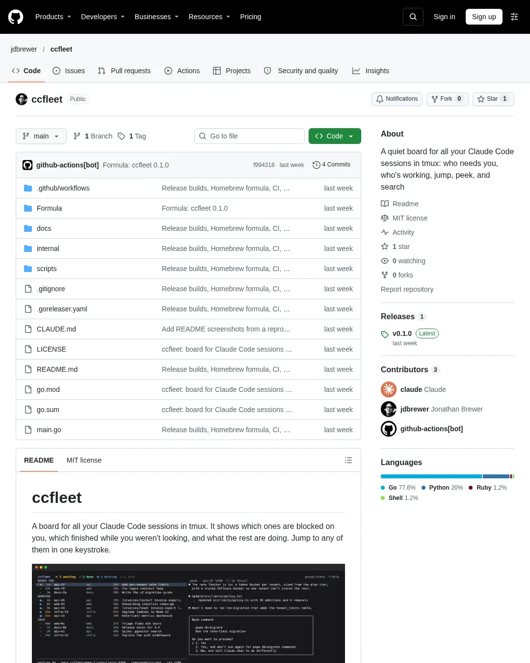 원문 캡처 · github.com