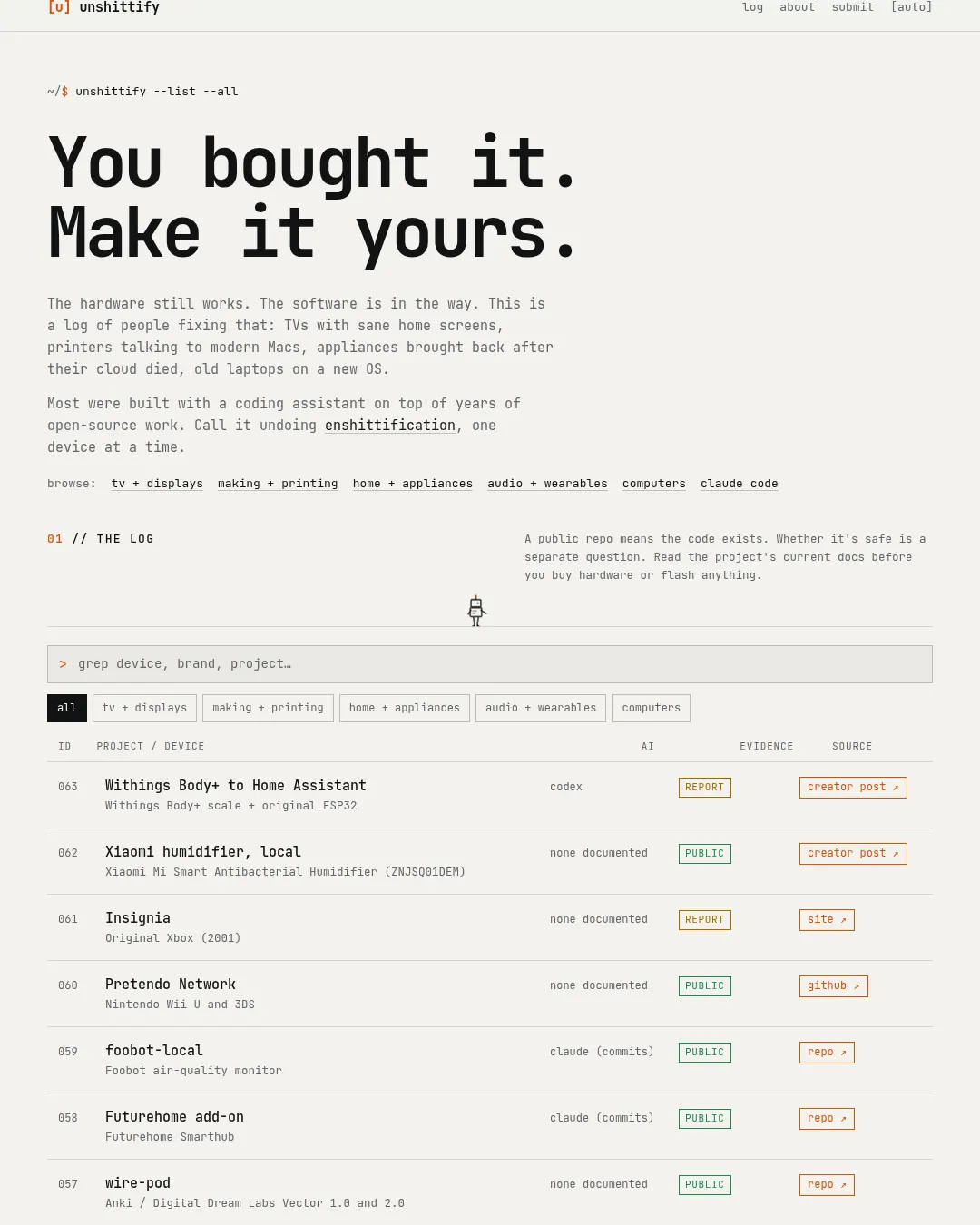 원문 캡처 · unshittify.dev