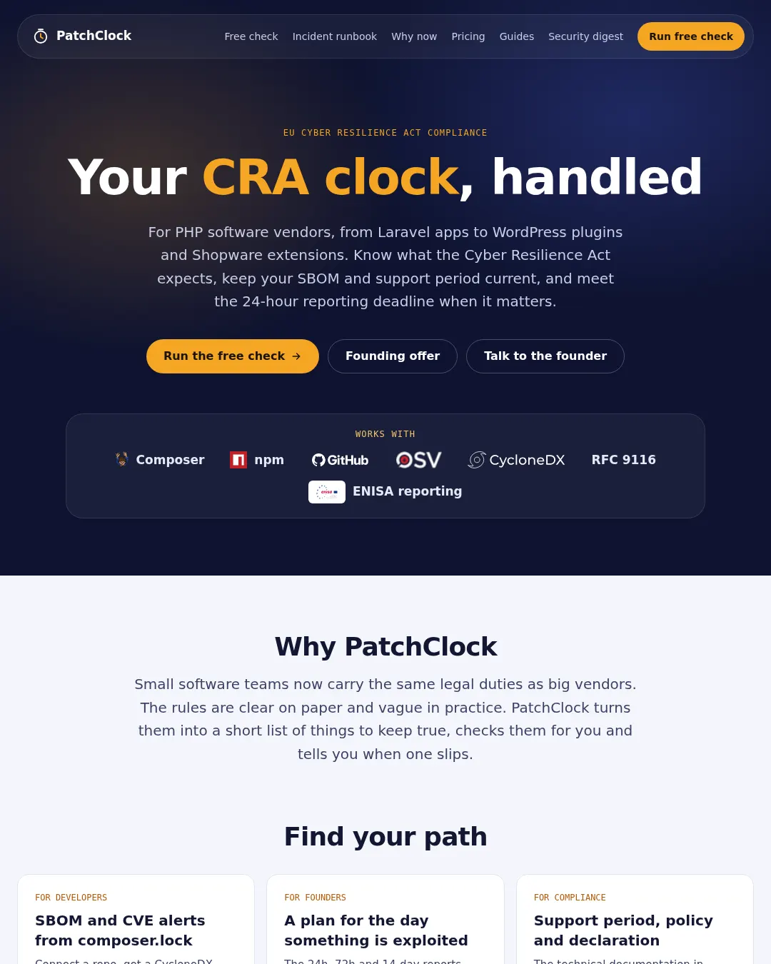 원문 캡처 · patchclock.com