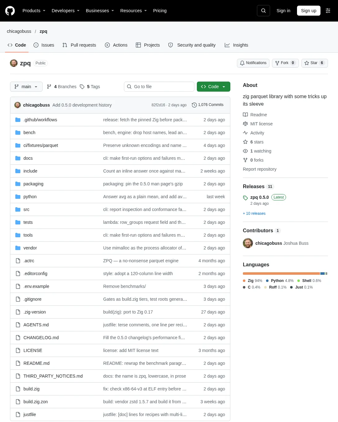원문 캡처 · github.com