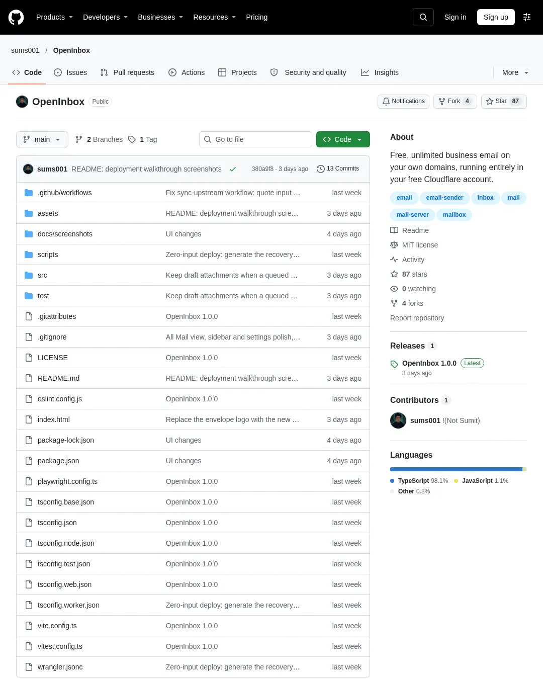 원문 캡처 · github.com