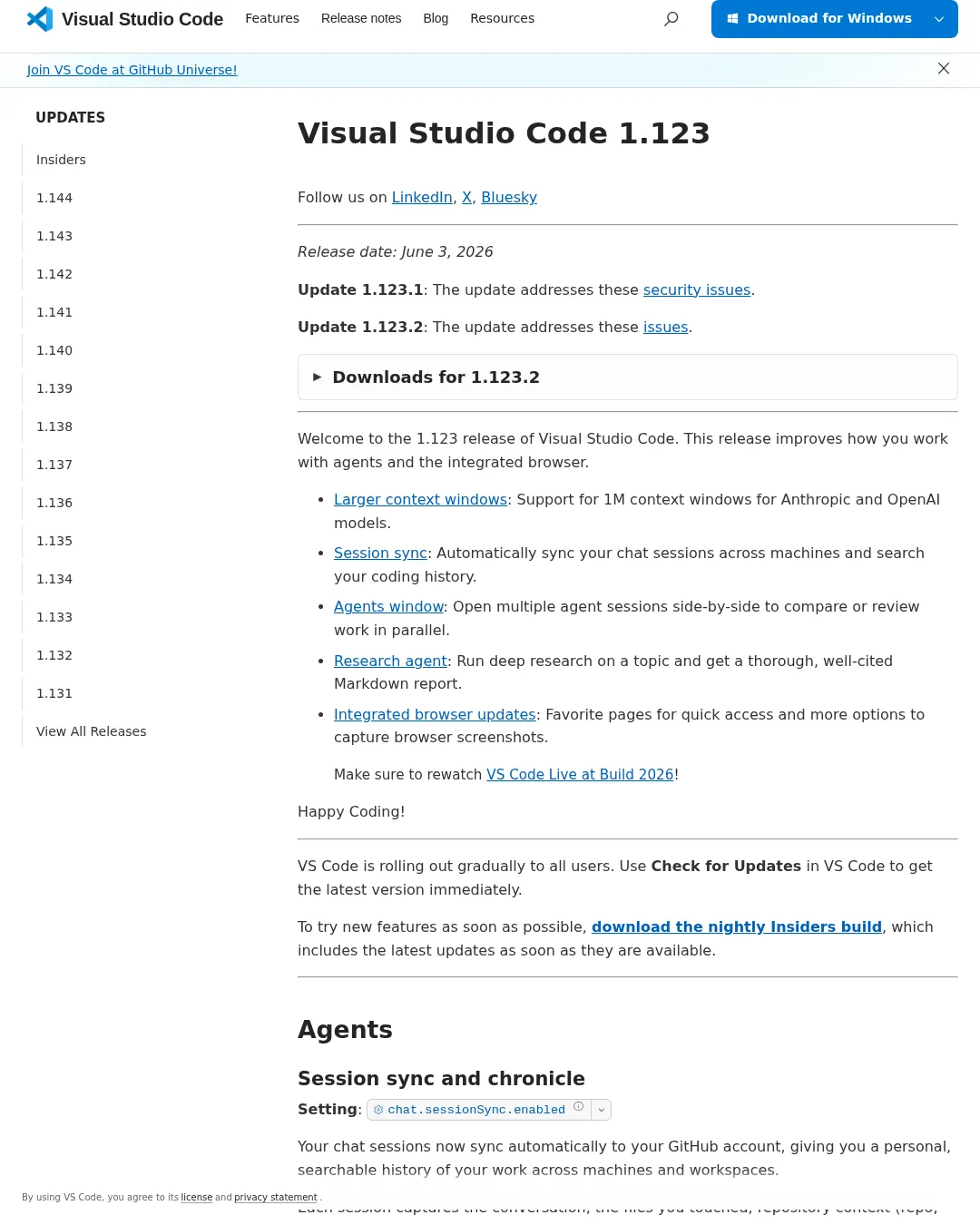 원문 캡처 · code.visualstudio.com