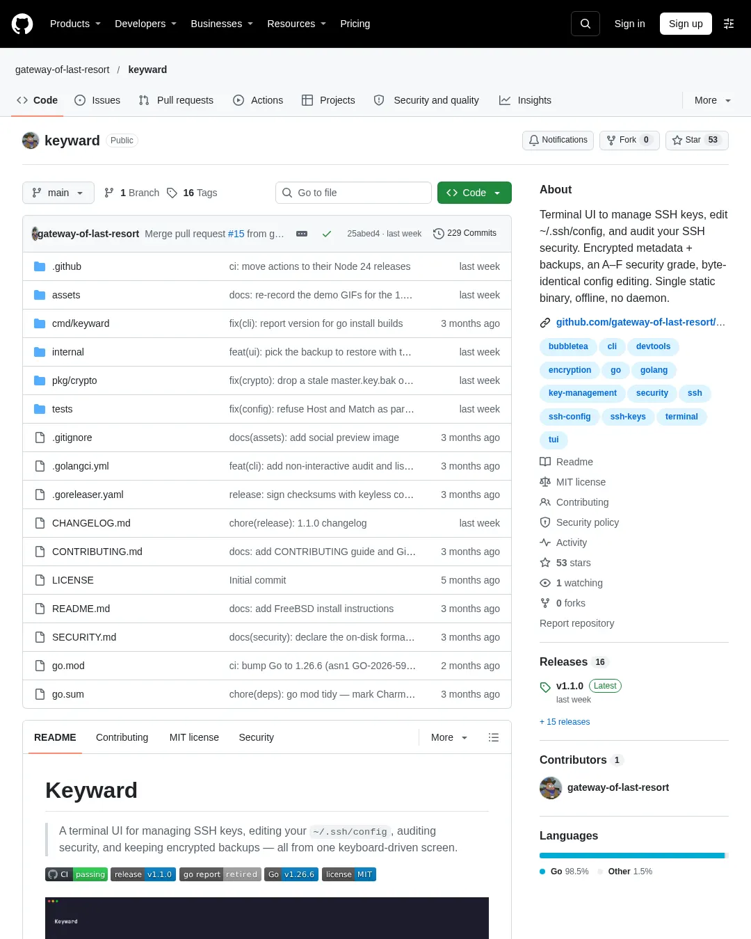 원문 캡처 · github.com