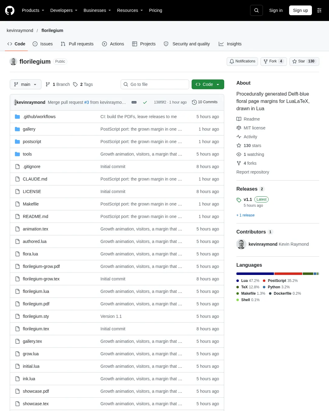 원문 캡처 · github.com