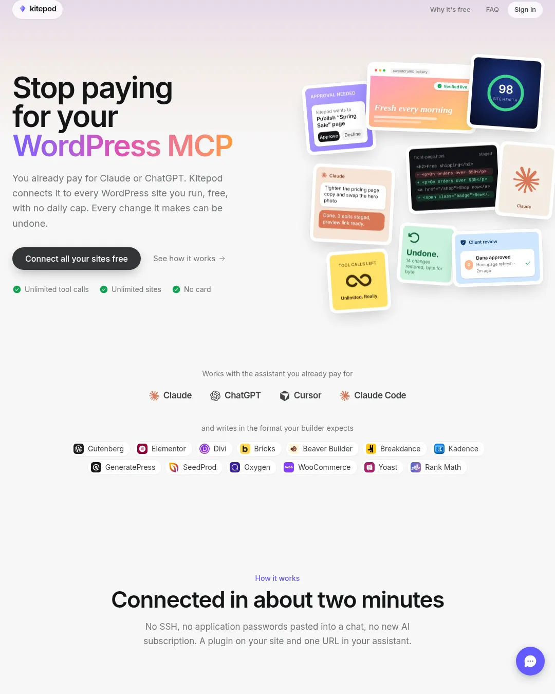 원문 캡처 · kitepod.com