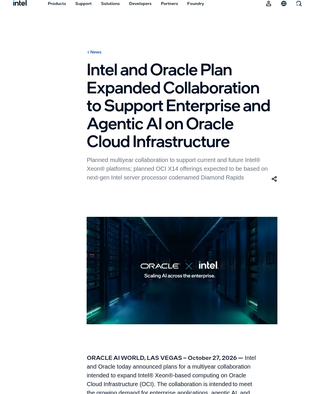 원문 캡처 · intel.com