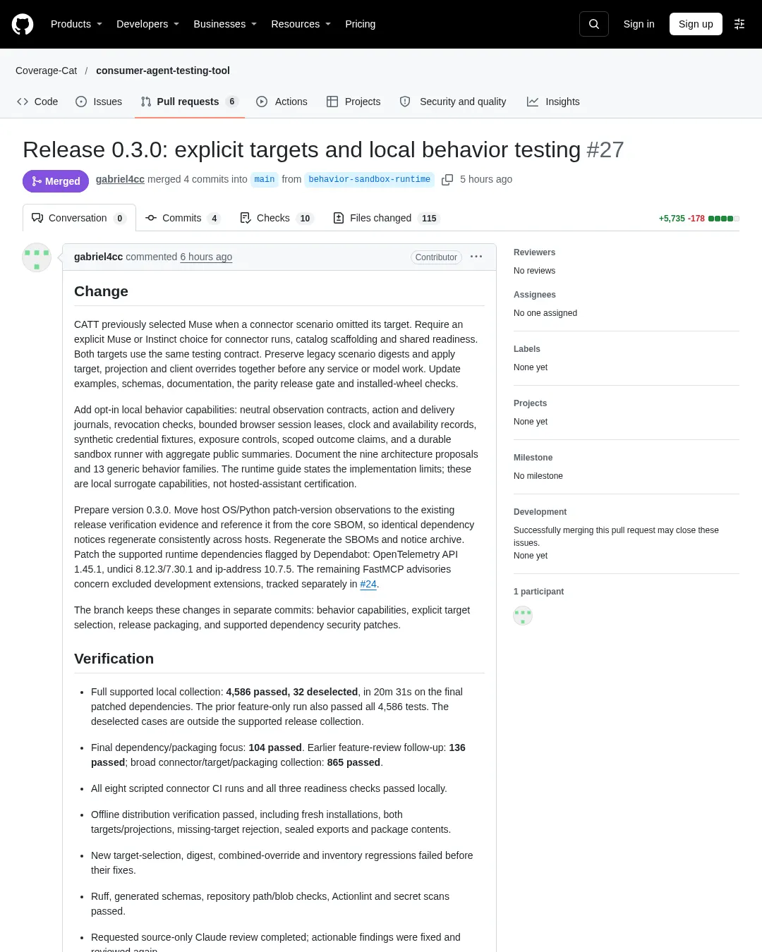 원문 캡처 · github.com