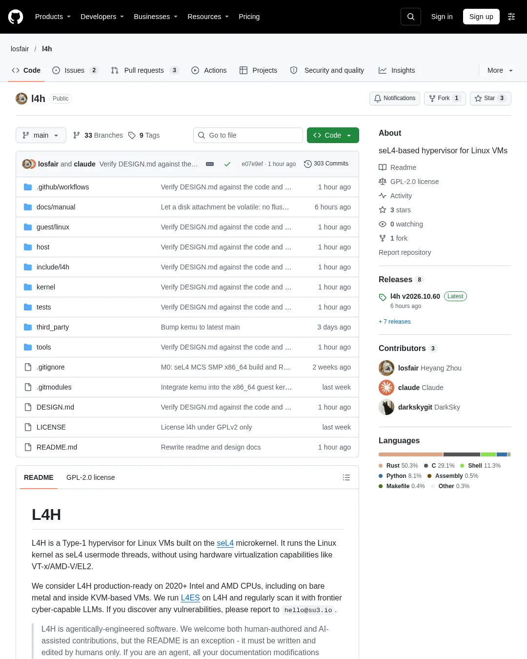 원문 캡처 · github.com