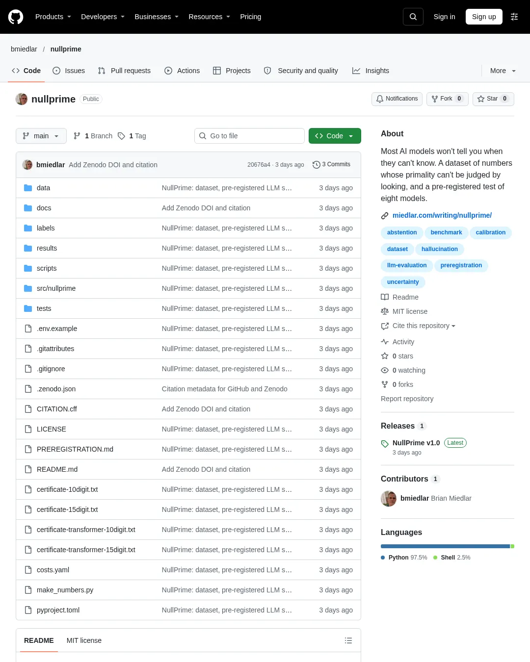 원문 캡처 · github.com