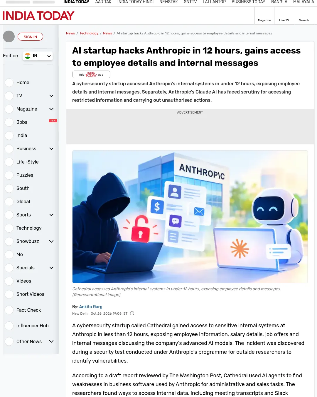 원문 캡처 · indiatoday.in